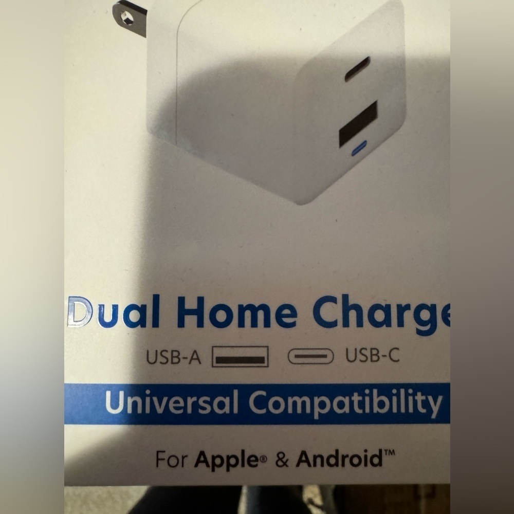 Dual home charger- block only